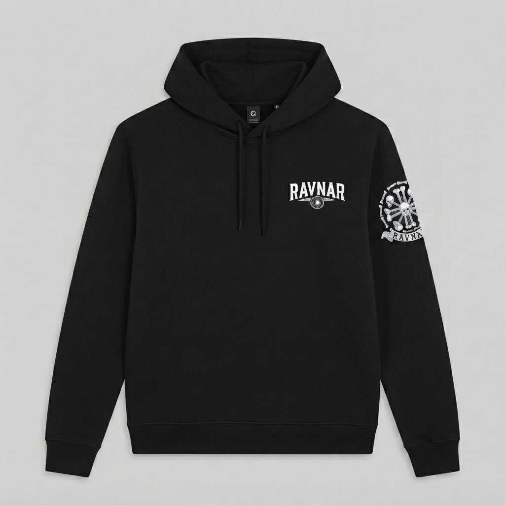 Ravnar Crest Hoodie Black