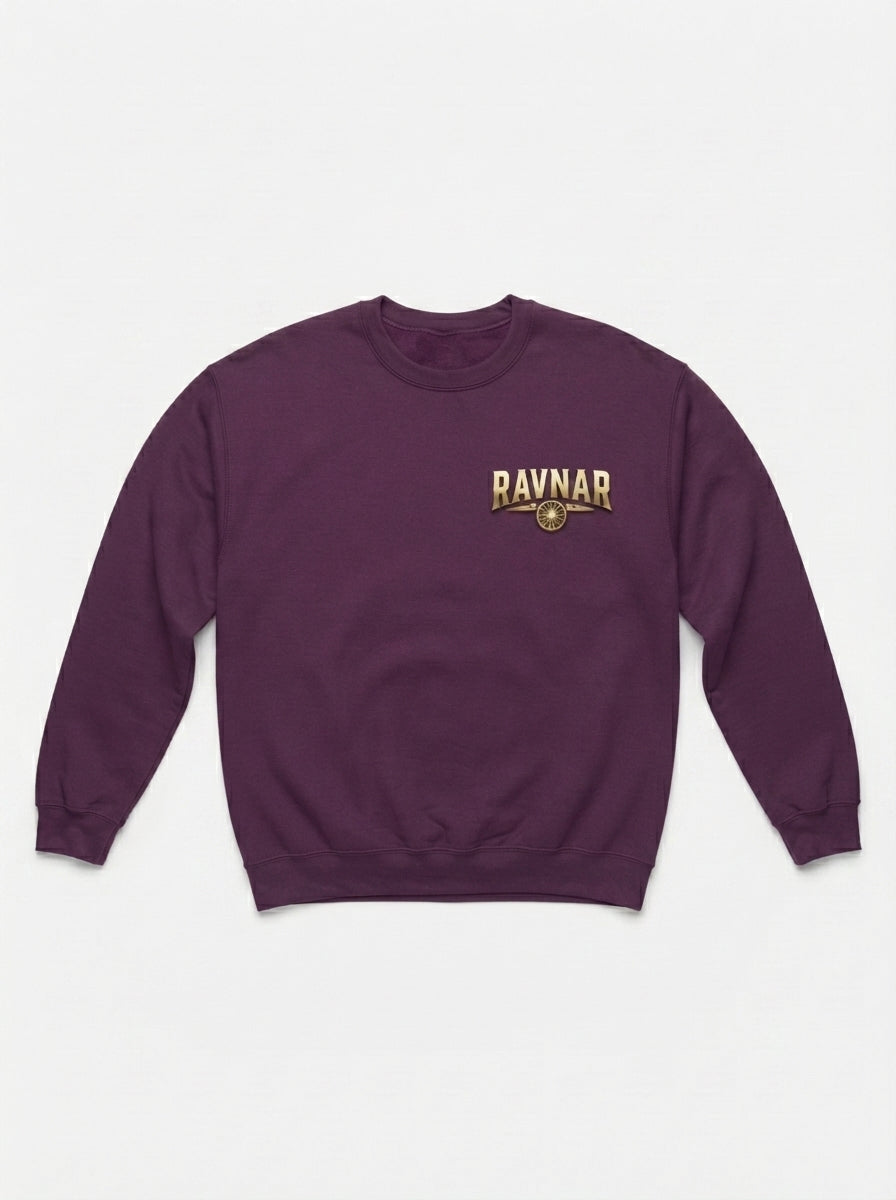 Ravnar Crown Of Bones Purple Sweatshirt