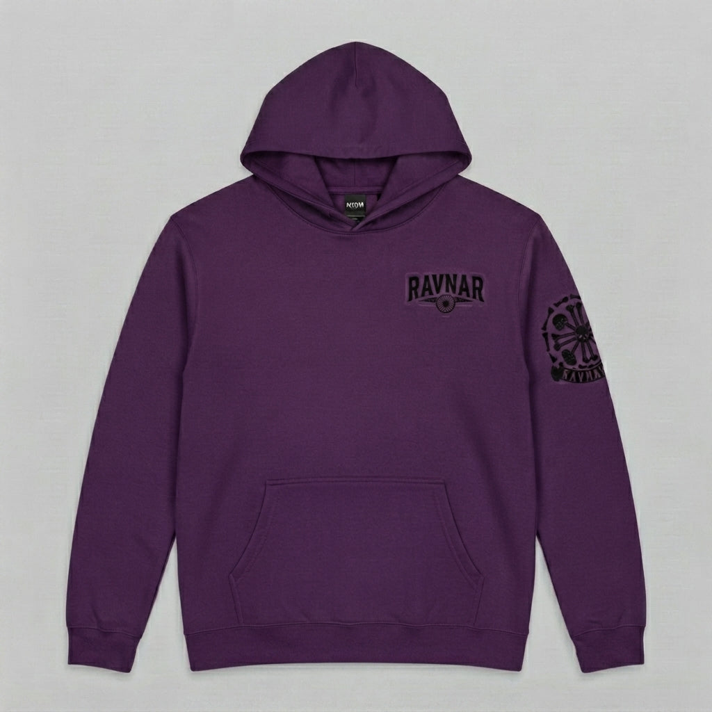 Ravnar Crest Hoodie Purple