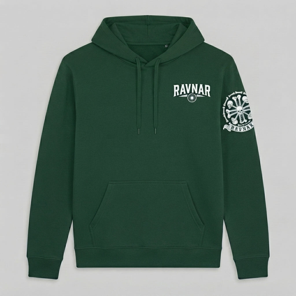 Ravnar Crest Hoodie Forest Green