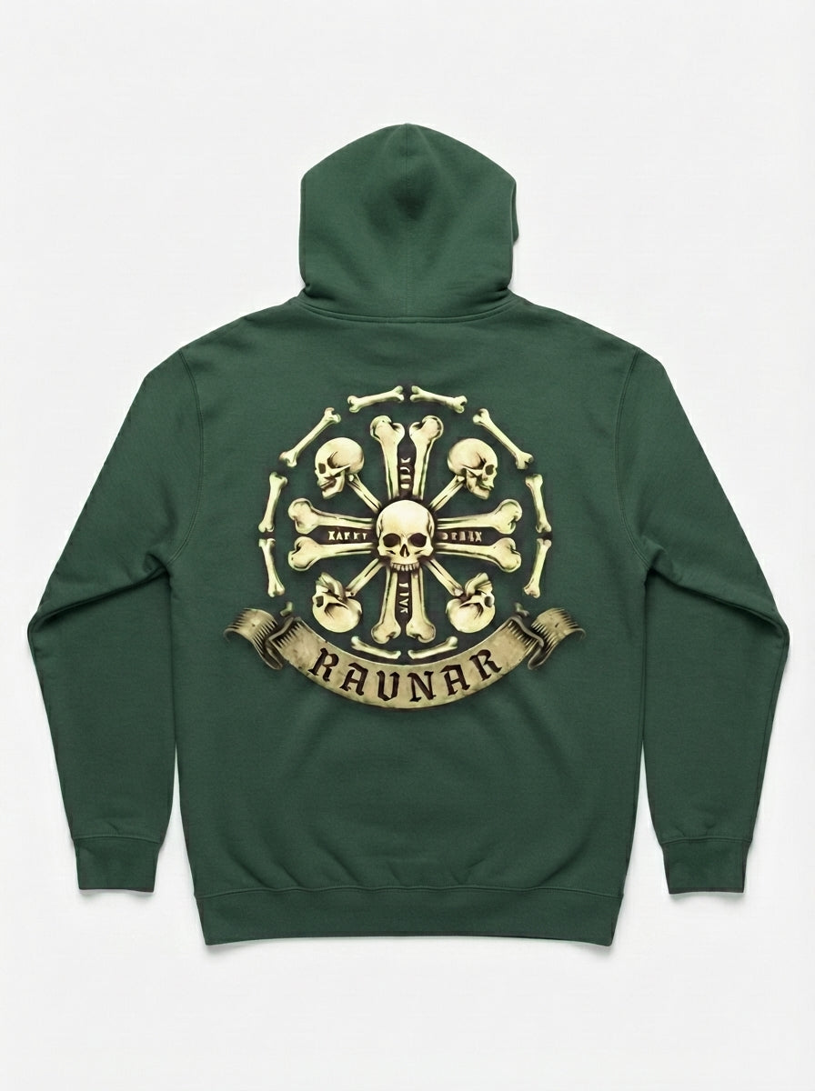 Ravnar Crown Of Bones Green Sweatshirt