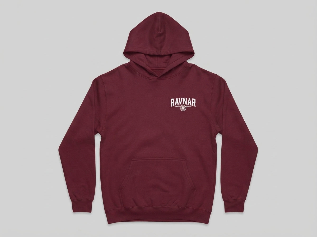 Ravnar The Cult Hoodie Maroon