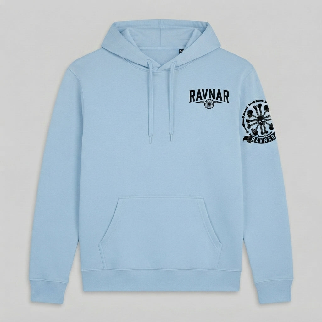 Ravnar Crest Hoodie Sky Blue