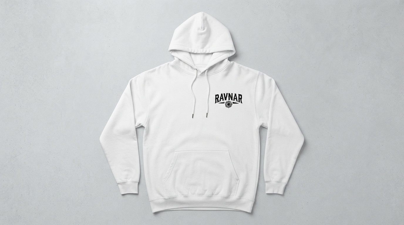 Ravnar The Cult Hoodie White