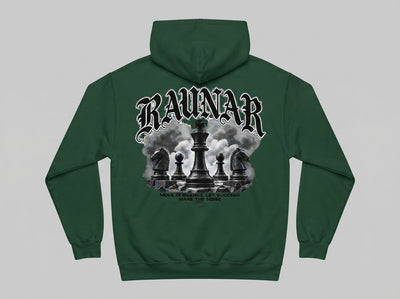 Ravnar Checkmate Hoodie Forest Green