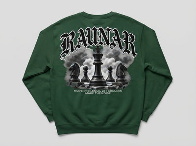 Ravnar Checkmate Sweatshirt Forest Green