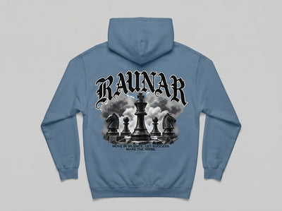 Ravnar Checkmate Hoodie Slate Blue