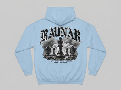 Ravnar Checkmate Hoodie Sky Blue
