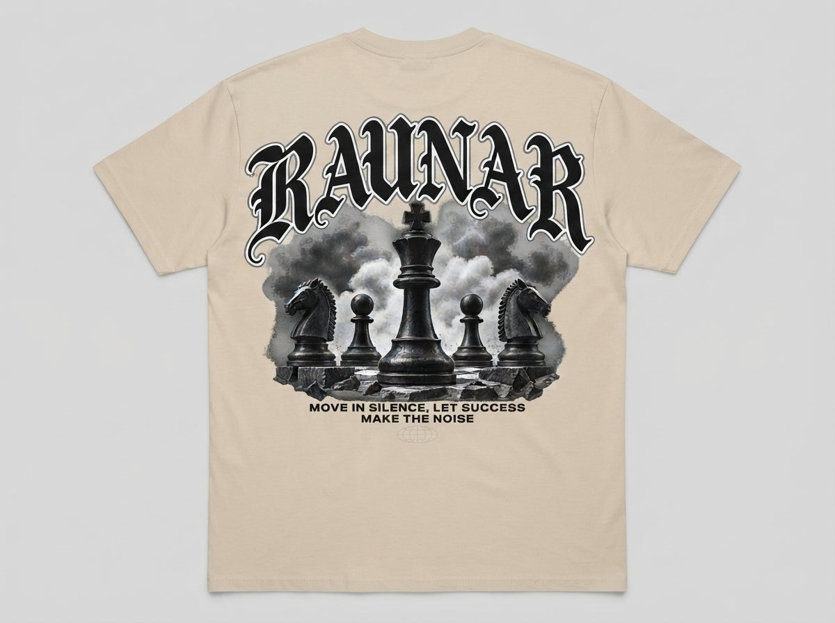 Ravnar Checkmate T shirt Beige