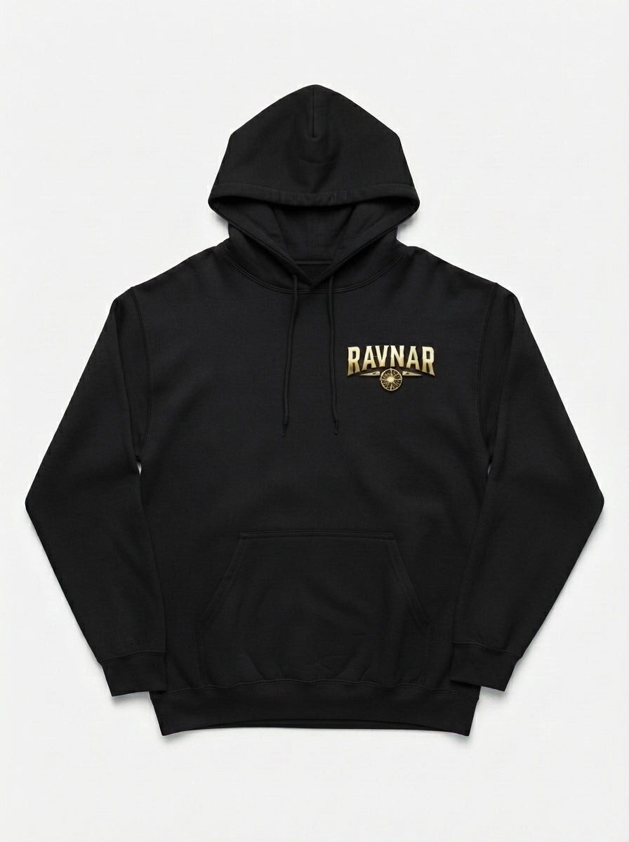 Ravnar Crown Of Bones Black Hoodie