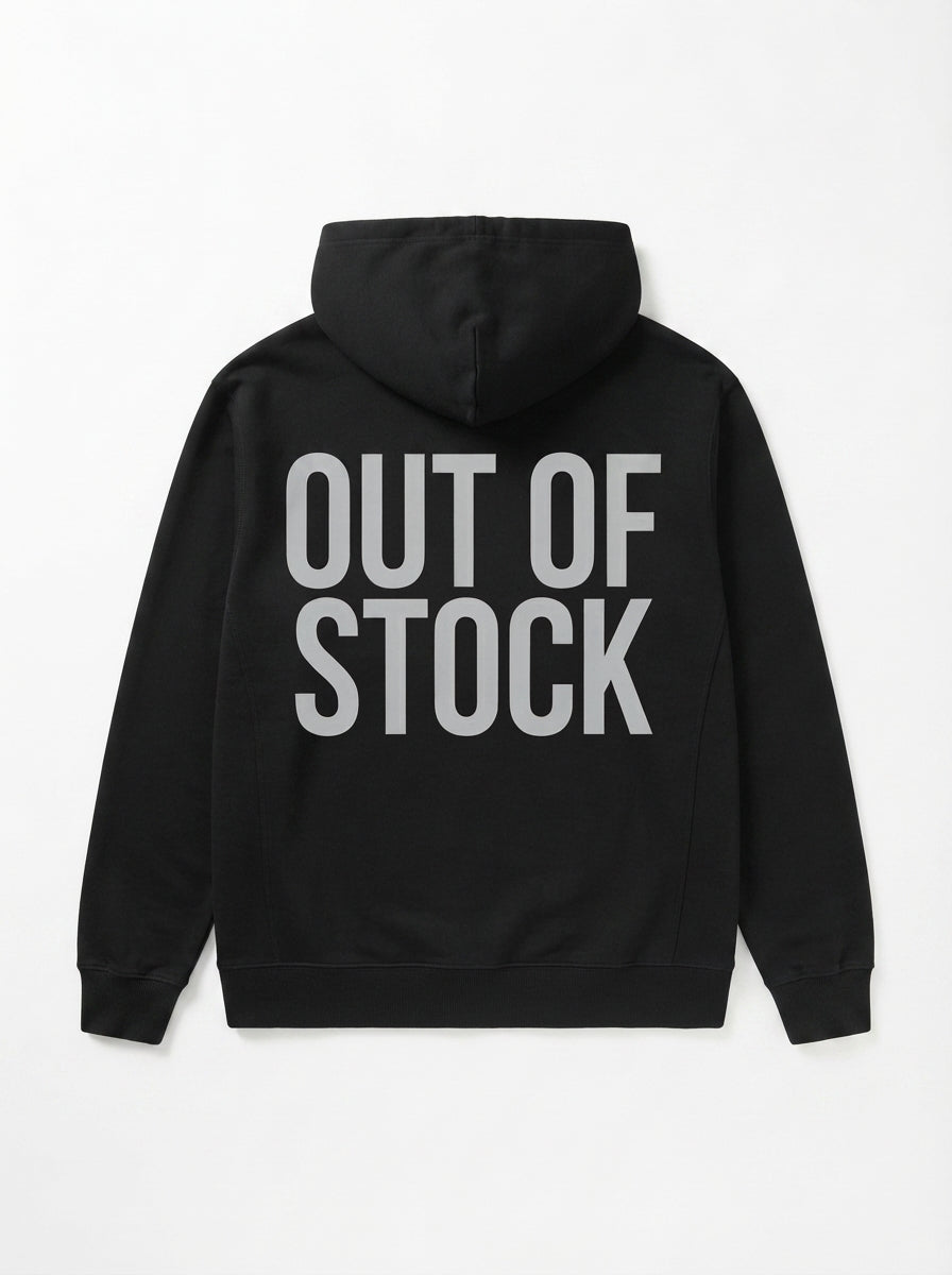 Ravnar Out OF Stock Hoodie Black