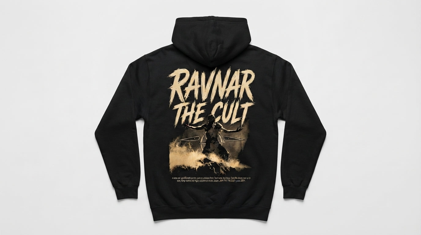 Ravnar The Cult Hoodie Black