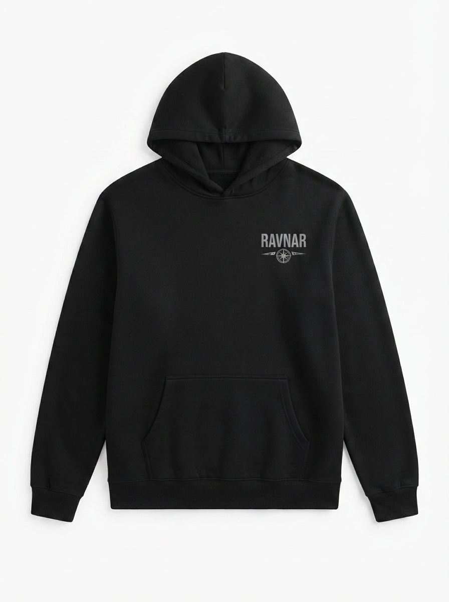 Ravnar Out OF Stock Hoodie Black