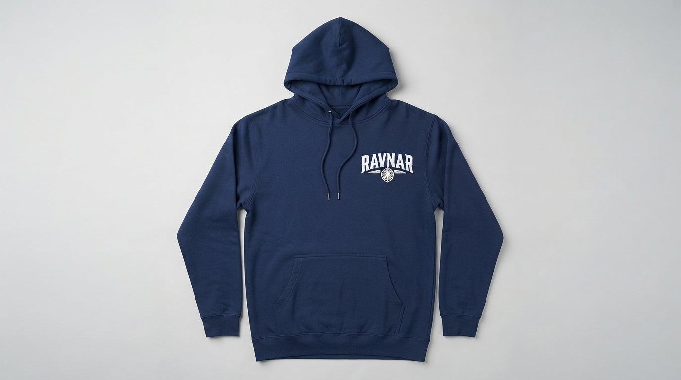 Ravnar The Cult Hoodie Navy Blue