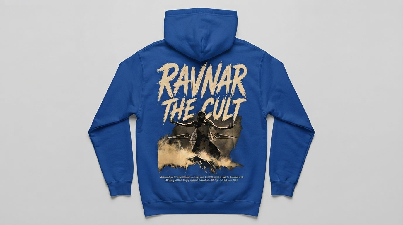 Ravnar The Cult Hoodie Blue