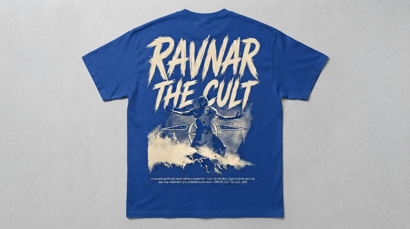 Ravnar The Cult T shirt Blue
