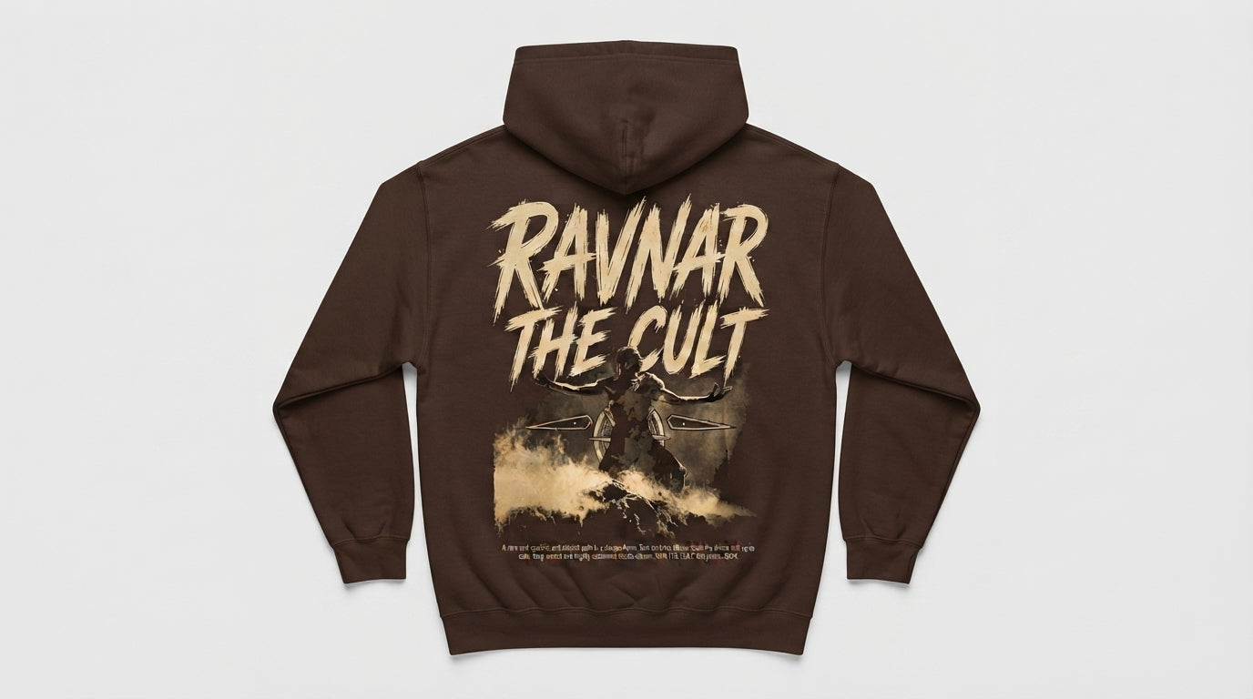 Ravnar The Cult Hoodie Brown