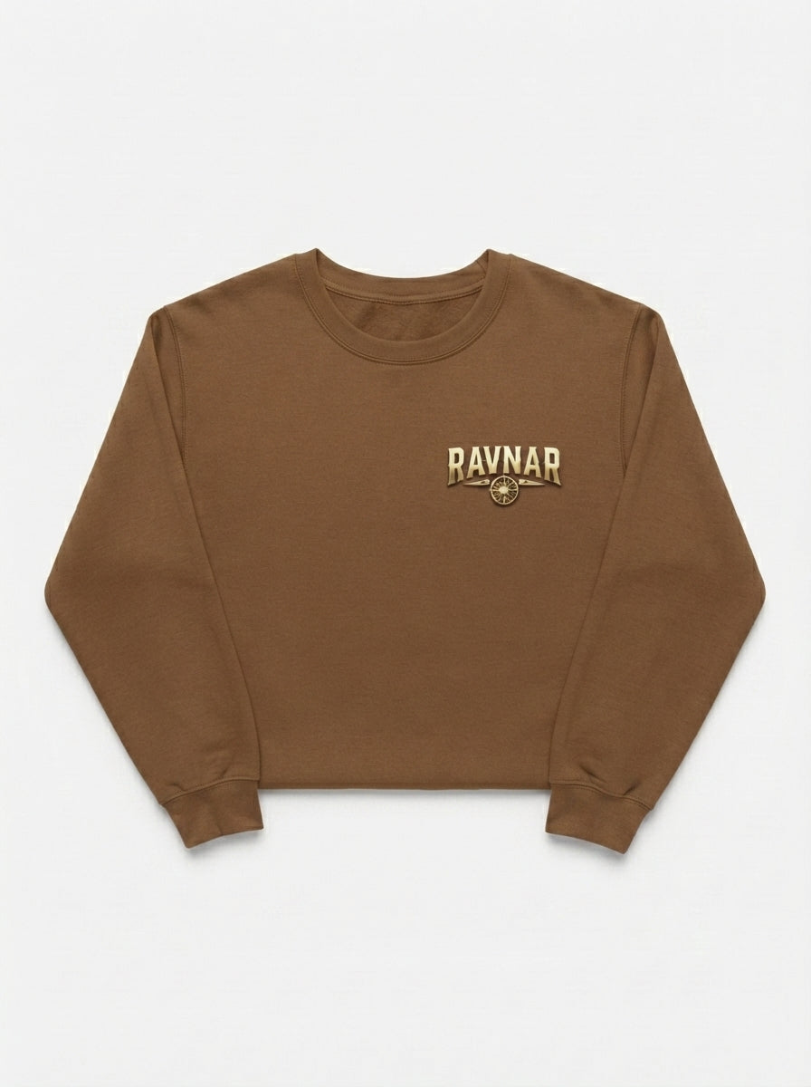 Ravnar Crown Of Bones Brown Sweatshirt
