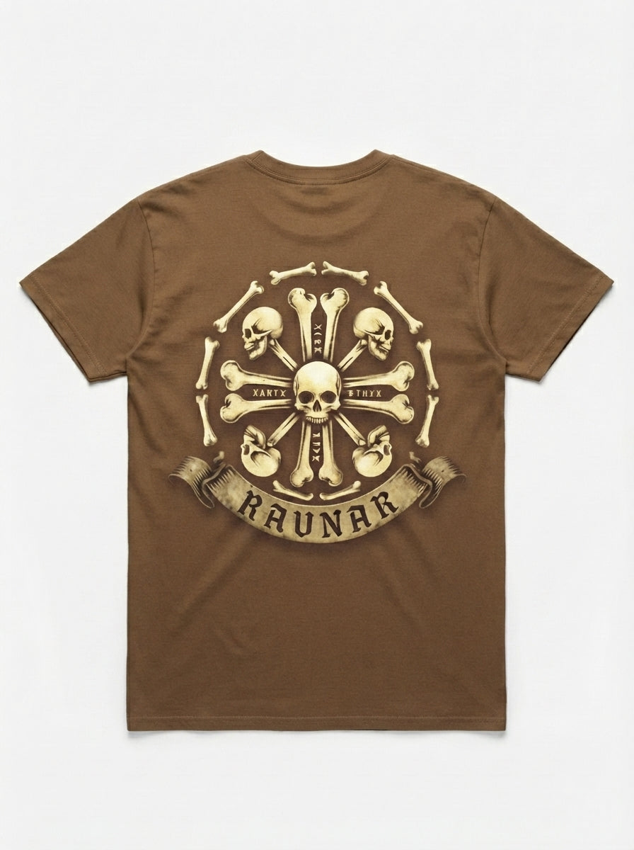 Ravnar Crown Of Bones Brown TShirt