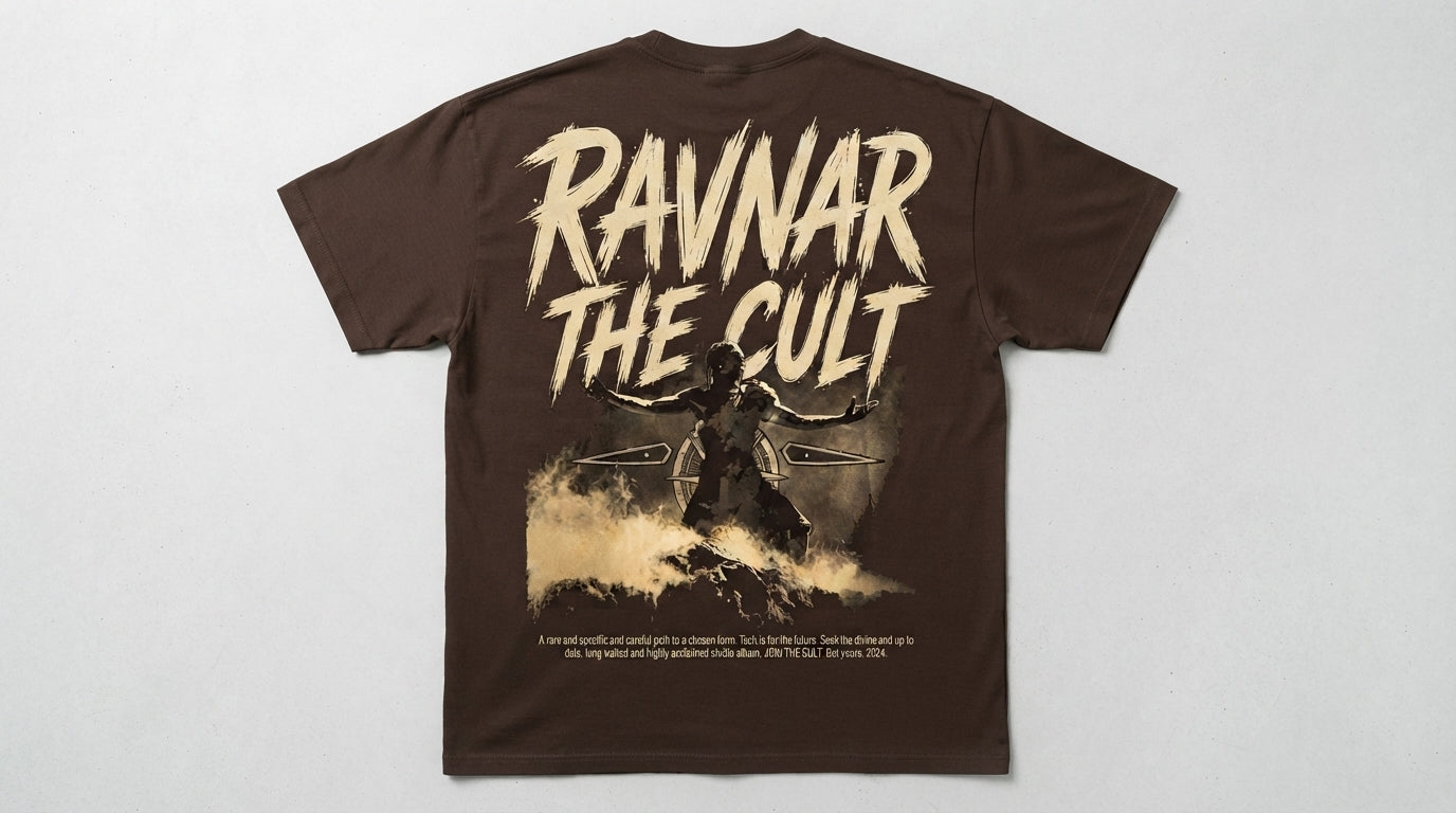 Ravnar The Cult T shirt Brown