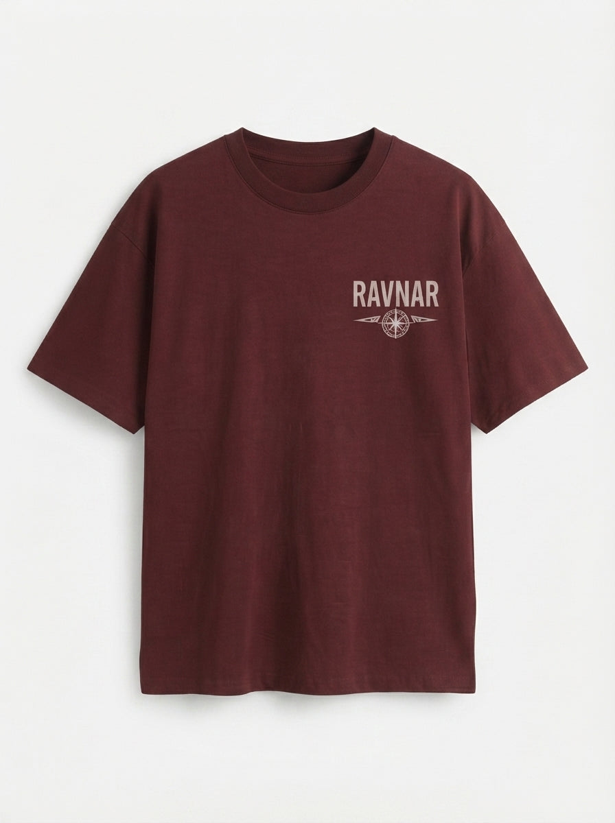 Ravnar Out OF Stock T shirt Maroon