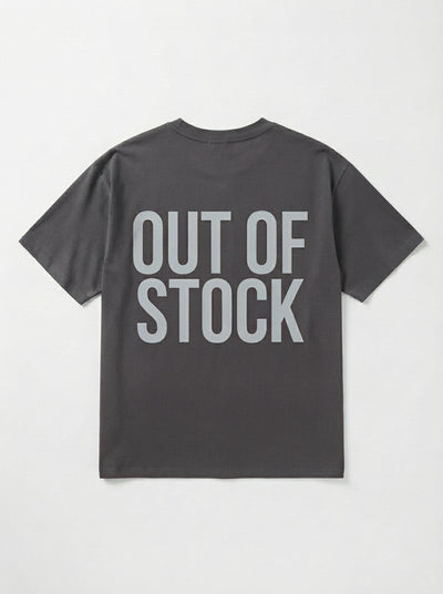 Ravnar Out OF Stock T shirt Charcoal Grey
