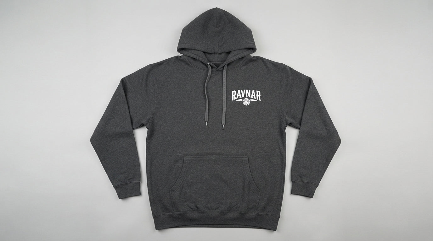 Ravnar Signature Hoodie Charcoal Grey