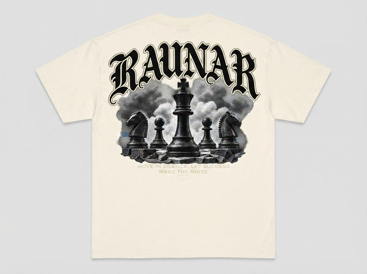 Ravnar Checkmate T shirt Cream