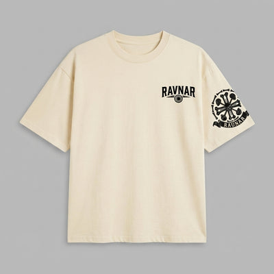 Ravnar Crest T shirt Cream