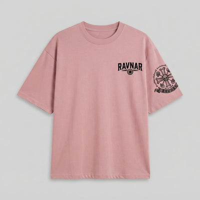 Ravnar Crest T shirt Dust Pink