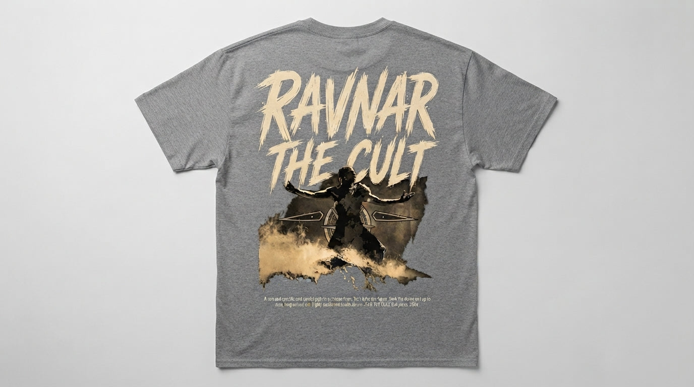 Ravnar The Cult T shirt Gray