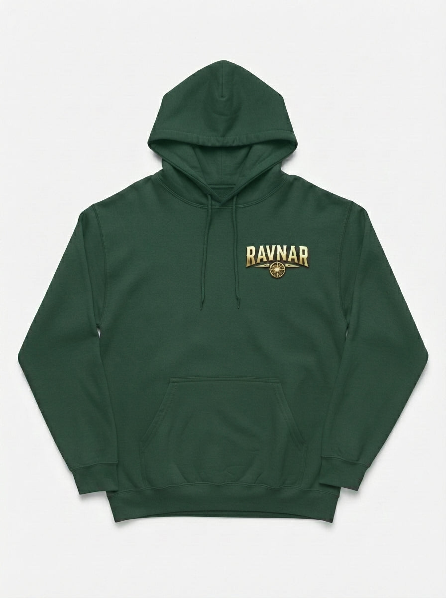 Ravnar Crown Of Bones Green Hoodie