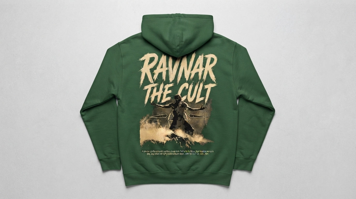 Ravnar The Cult Hoodie Green