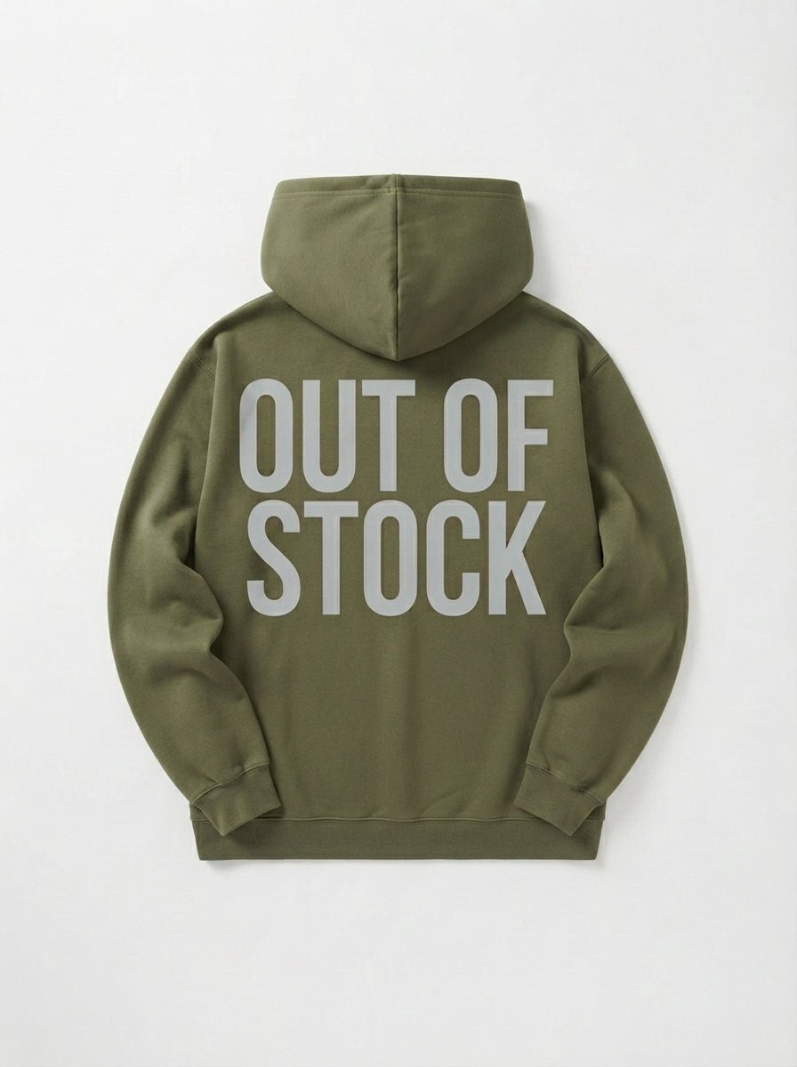 Ravnar Out OF Stock Hoodie Olive Green