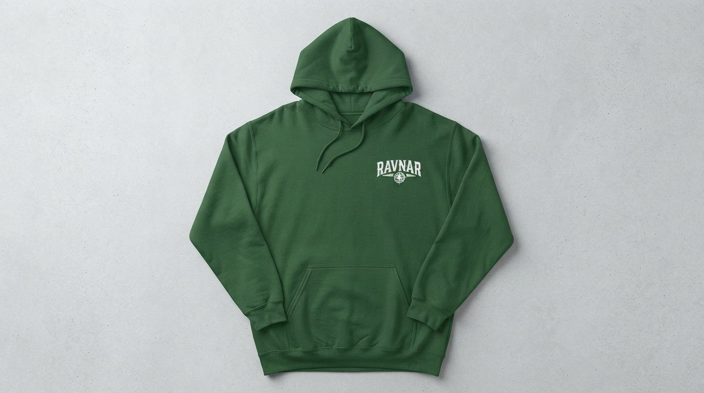 Ravnar The Cult Hoodie Green