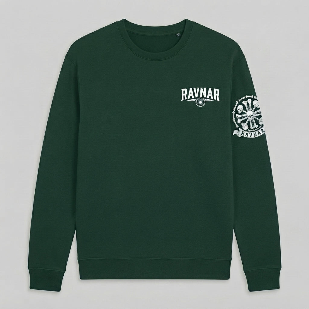 Ravnar Crest Sweatshirt Forest Green