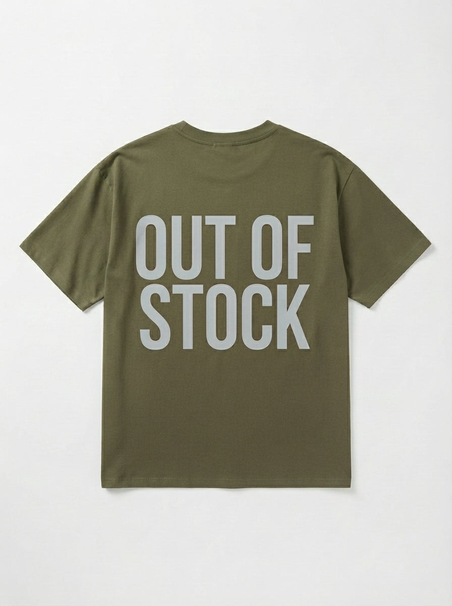 Ravnar Out OF Stock T shirt Olive Green