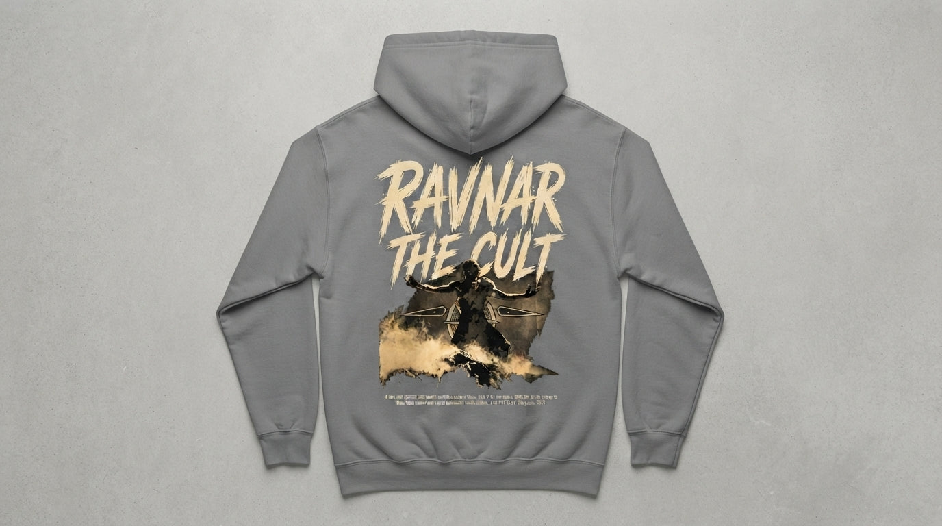 Ravnar The Cult Hoodie Gray/Black