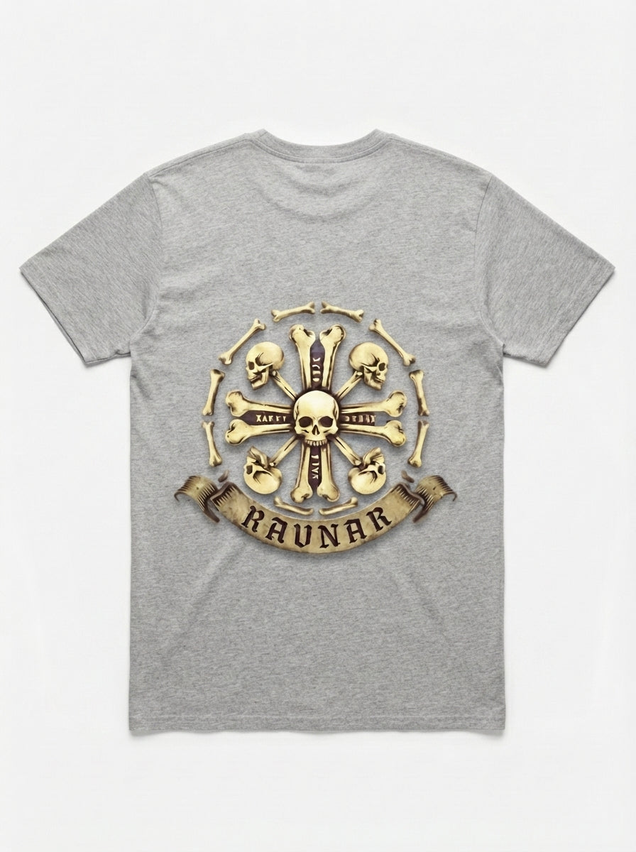 Ravnar Crown Of  Bones Grey T-Shirt