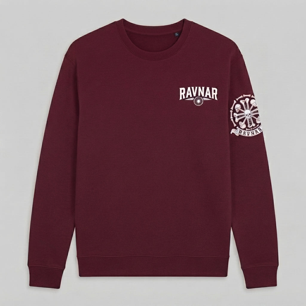 Ravnar Crest Sweatshirt Maroon