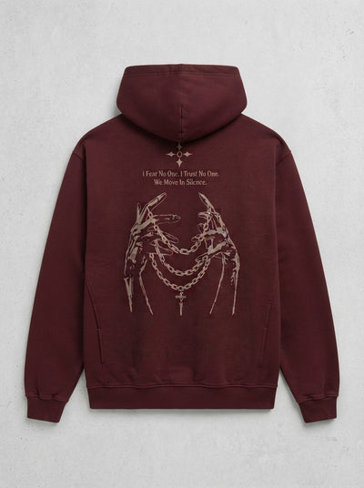 Ravnar Nocturne Hoodie Maroon