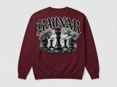 Ravnar Checkmate Sweatshirt Maroon