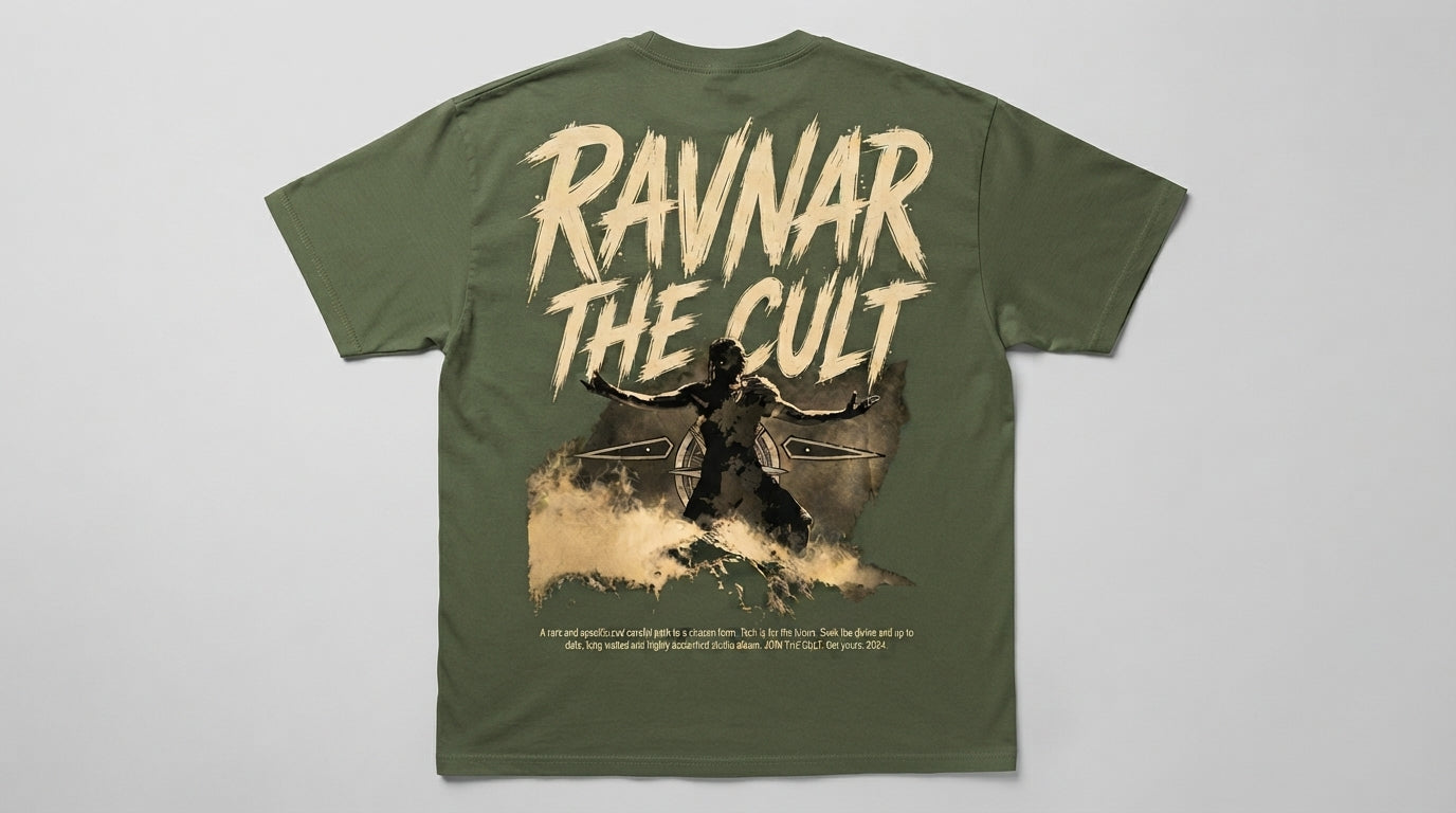 Ravnar The Cult T shirt Military Green