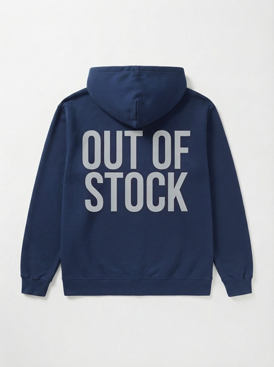Ravnar Out OF Stock Hoodie Navy Blue