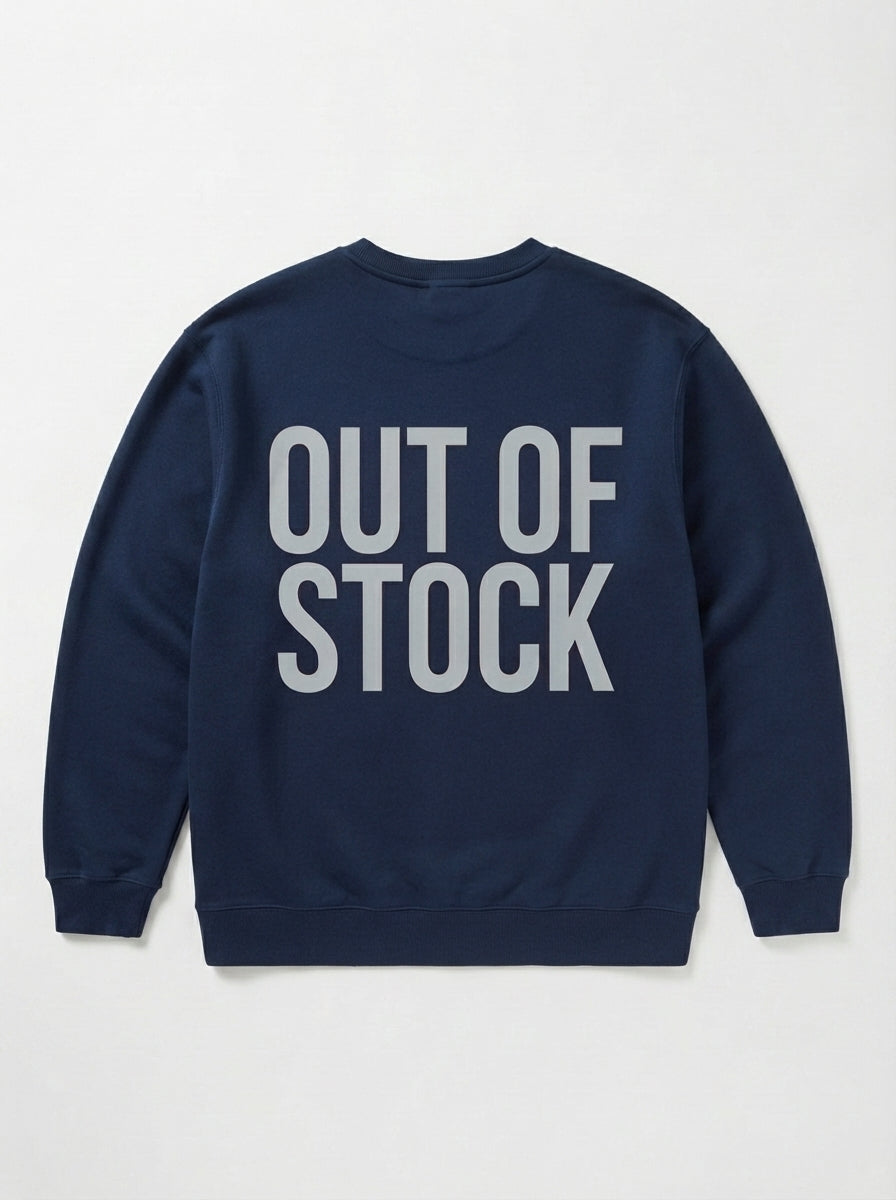 Ravnar Out OF Stock Sweatshirt Navy Blue