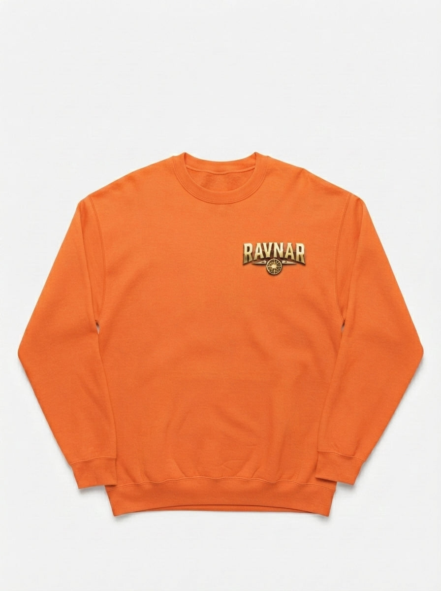 Ravnar Crown Of Bones Orange Sweatshirt