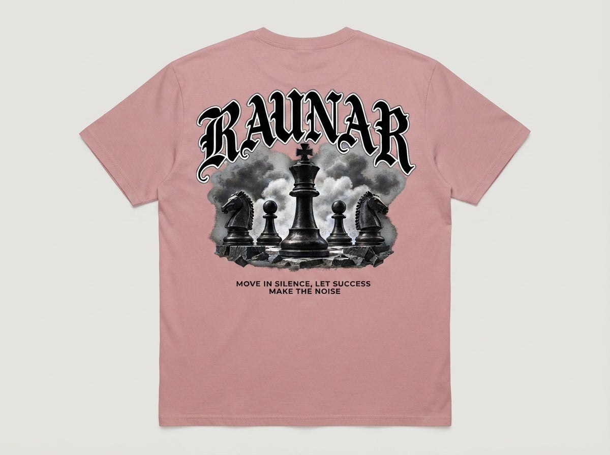 Ravnar Checkmate T shirt Pink