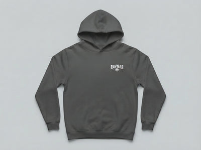 Ravnar Checkmate Hoodie Charcoal Grey