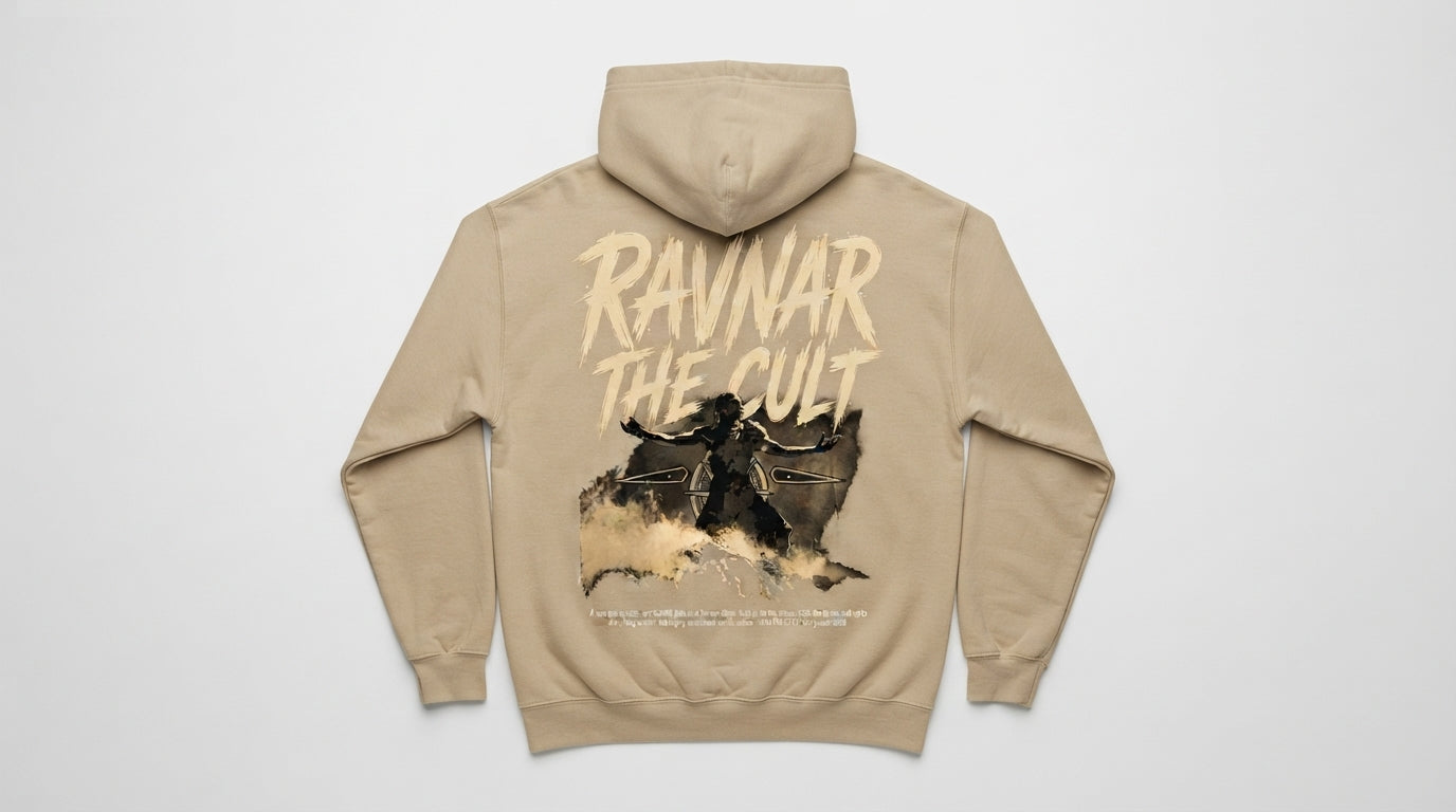 Ravnar The Cult Hoodie Beige