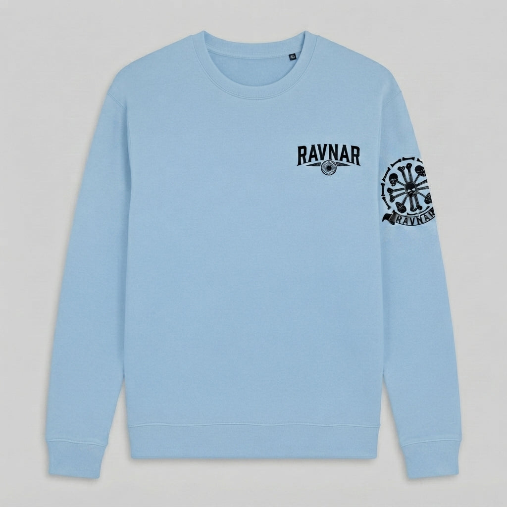Ravnar Crest Sweatshirt Sky Blue